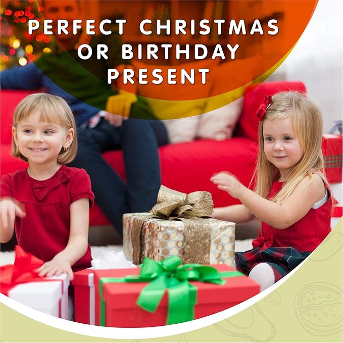 Leo & Friends Wooden Mixer Set - Make-A-Cake Kids Mixer Toy (9 Pcs) - Play Kitchen Accessories for Kids Ages 3 Years and Older - Perfect Birthdays Holidays