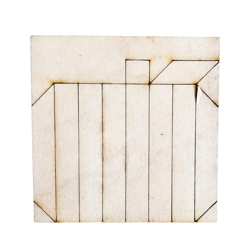 4 Pack Fall Barn Quilt Kit Pattern DIY Unfinished Craft Kit, Autumn Wooden Mini Wall Decor to Paint Small Squares Craft Set (3 inches, Pumpkin)