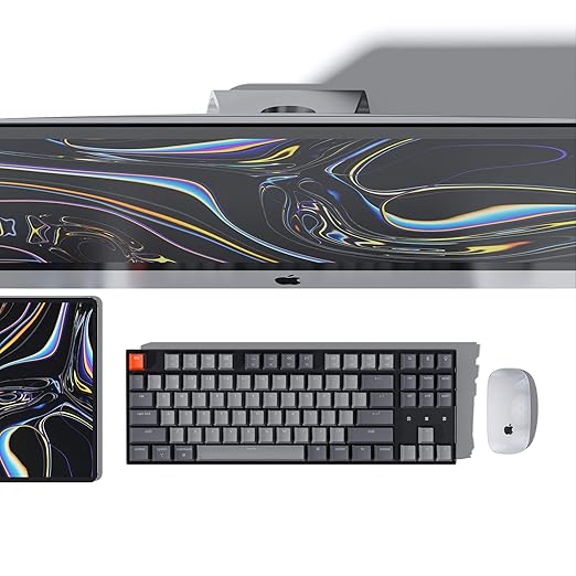 Keychron K8 Tenkeyless Wireless Mechanical Keyboard for Mac, RGB Backlight, Bluetooth, Multitasking, Type-C Wired Gaming Keyboard for Windows with Gateron G Pro Red Switch