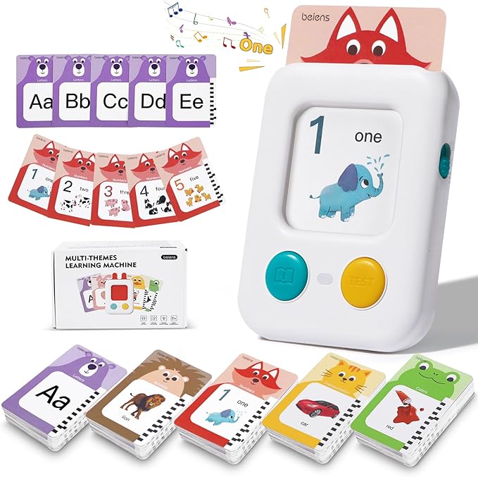 beiens Toddler Toys - Talking Flash Cards for Toddlers 2 3 4 5 6 Year Old with 240 Sight Words - Speech Therapy Autism Sensory Toys for Autistic Children - ABC Learning Educational Montessori Toys
