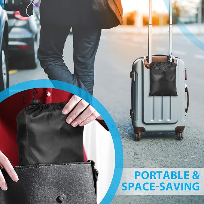 Airplane Footrest Made with Premium Memory Foam - Airplane Travel Foot Hammock, No Clashing Foot Hammock & Portable Plane Leg Rest, Provides Relaxation and Comfortable for Long Flight