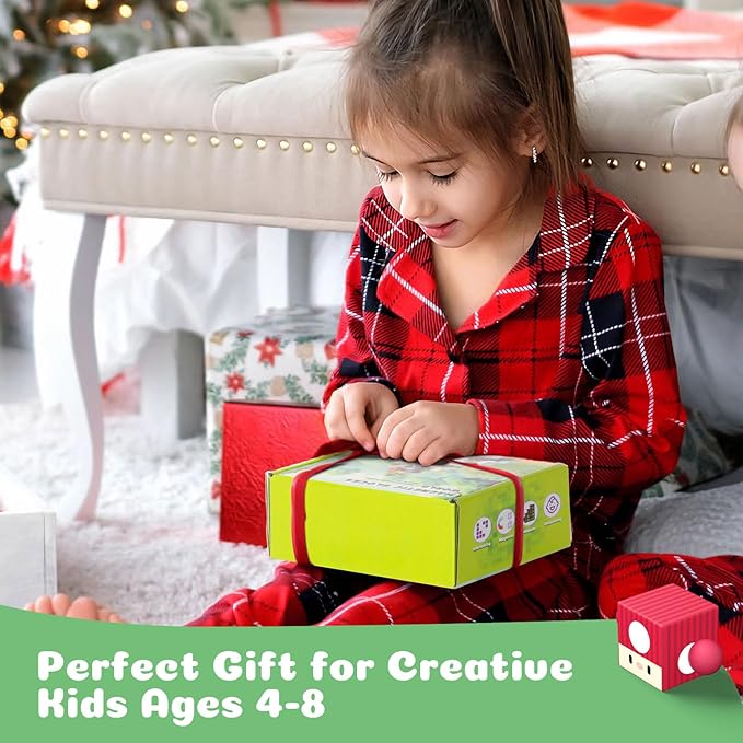 Magnetic Blocks - 48PCS The Plumber is Out - 1" Creative Magnetic Building Cubes Gift Set for Kids Ages 4-8