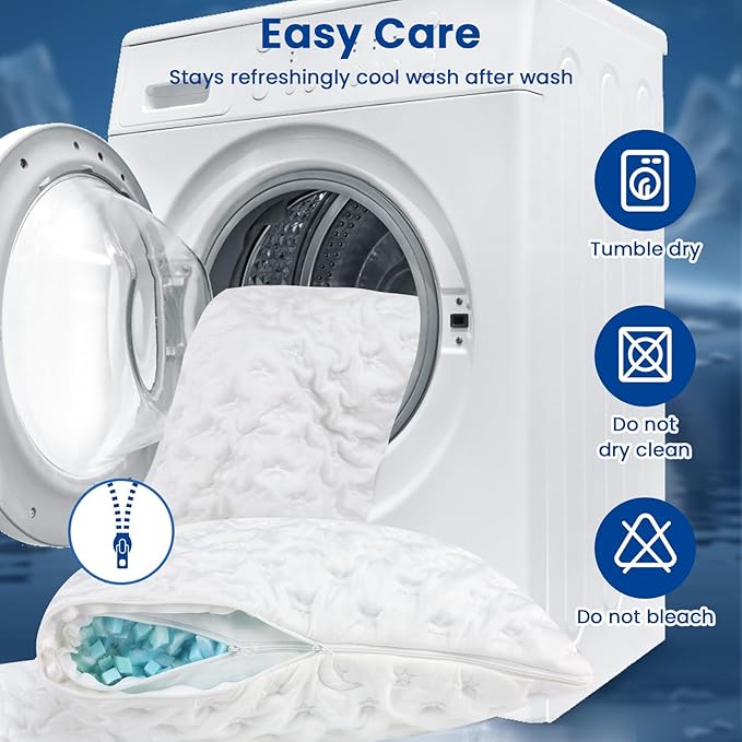 Body Pillow for Side Sleeper with Neck and Shoulder Pain,Adjustable Shredded Memory Foam Pillows, Cooling Pillow for hot Sleepers with Washable Cover, Bed Pillows for Adults, Original White