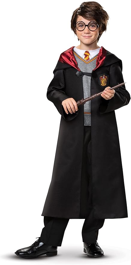 Harry Potter Costume Combo, Official Wizarding World Harry Potter Hooded Robe