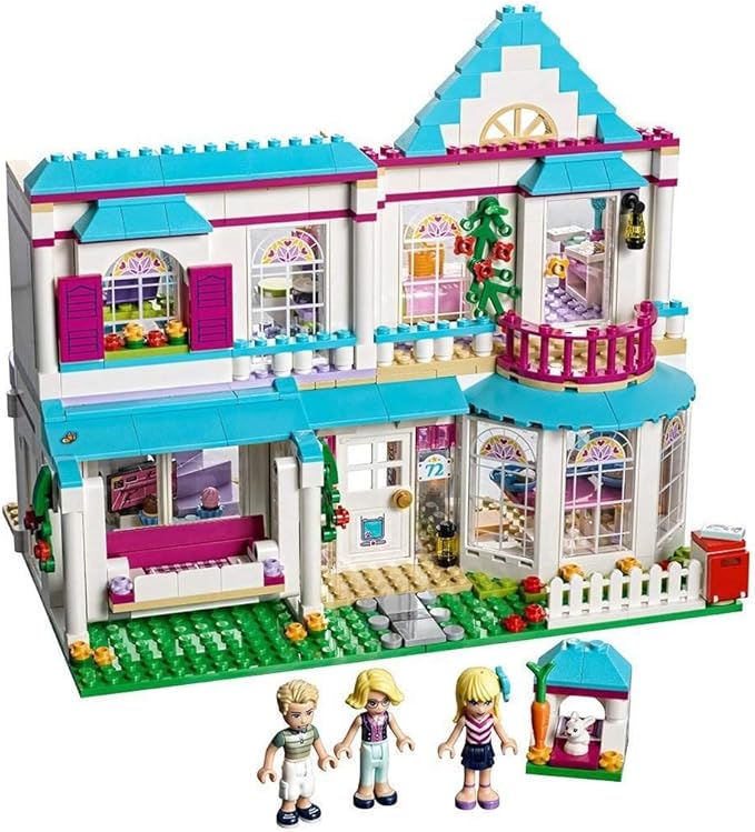 LEGO Friends Stephanie's House 41314 Build and Play Toy House with Mini Dolls, Dollhouse Kit (622 Pieces)