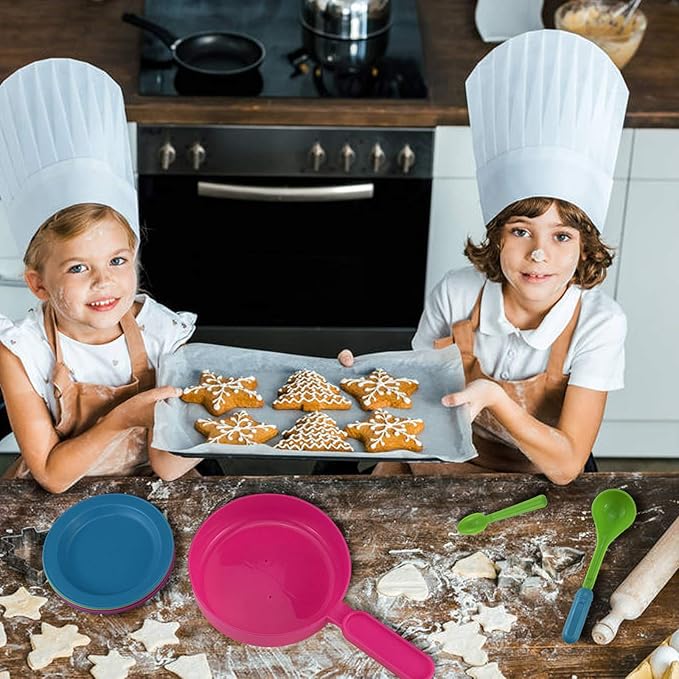 Kids Super Durable Kitchen Toys Set, Pretend Play Children's Dish Toy, Wash and Dry Tableware Dish Rack with Drainer (Great Gift for Kids) (27 Pieces)