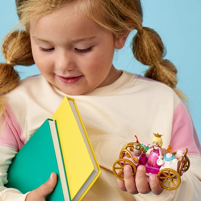 LEGO Disney Aurora’s Royal Carriage 43173 Creative Princess Building Kit, New 2020 (62 Pieces)