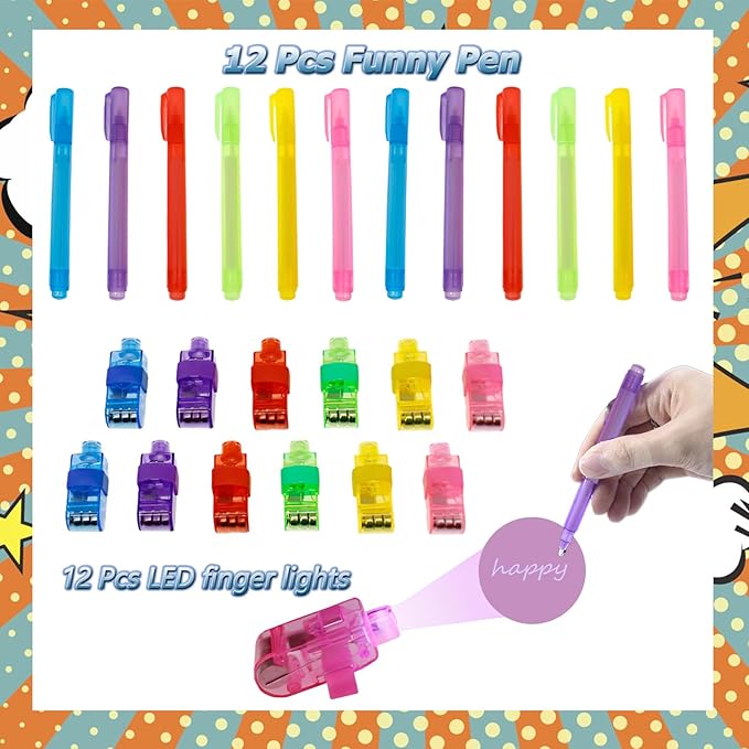 122 Pcs Superhero Party Favors with Slap Bracelets,Punch Balloons,Superhero Stickers,Button Pin Badges,Notepads,Pen,Finger Lights for Superhero Themed Goody Bag Stuffer Class Prize