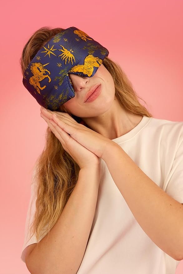Glow People Silk Sleep Mask – 100% Mulberry Silk Eye Mask for Sleeping, Total Blackout, Cloud-Soft and Adjustable for Beauty Sleep and Travel - Skygaze