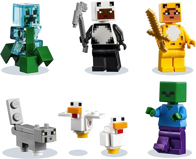 LEGO Minecraft The Modern Treehouse 21174 Giant Treehouse Building Kit Playset; Fun Toy for Minecraft-Gaming Kids; New 2021 (909 Pieces)