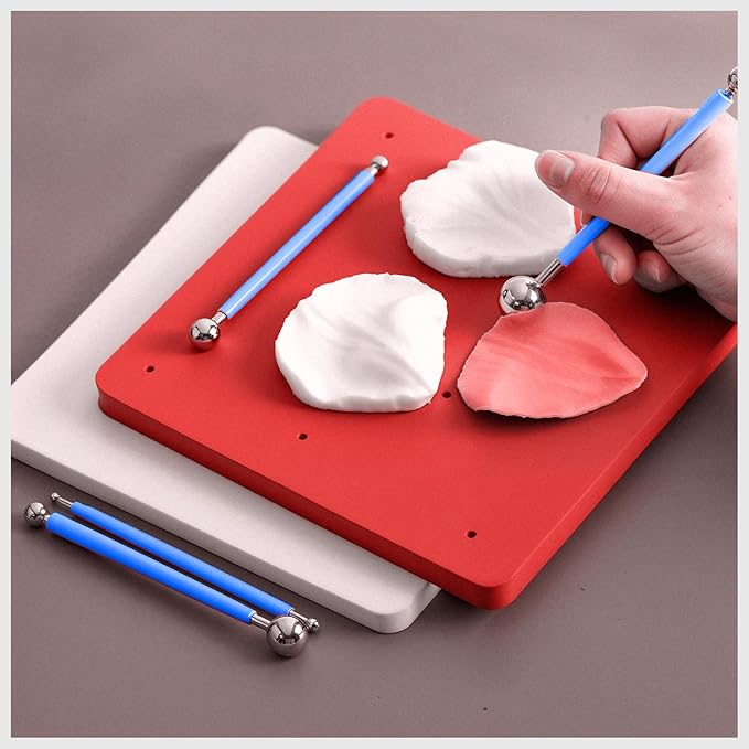 Clay Tools Kit, 25-Piece Pottery Tools with Storage Bag, Air Dry Clay Tools for Kids & Adults, Polymer Clay Tools for Pottery, Dotting, Modeling, Carving, Shaping and Crafting