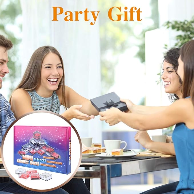 Puzzle Toy Box Game Kids Teenager Balance IQ Party Favor Games Cube Puzzle Stocking Stuffers for Party Favors Supplies -24 Puzzles