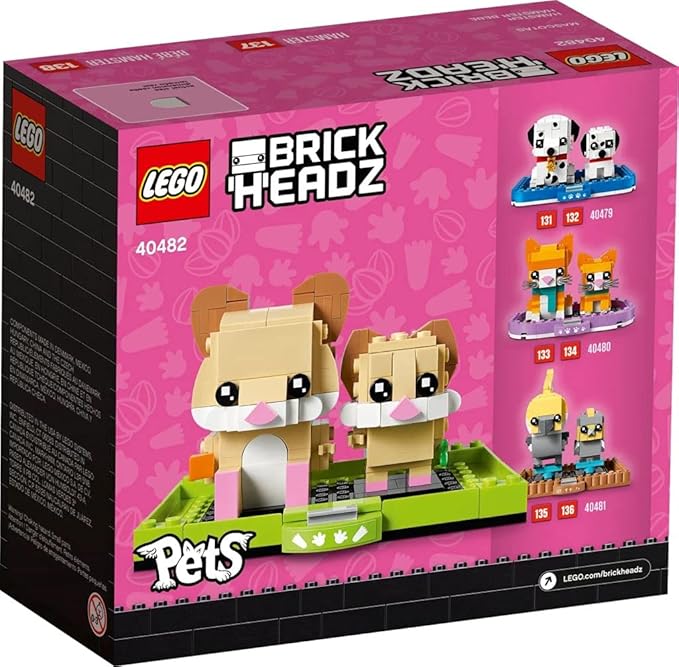 Brickheadz Lego Pets Hamster 40482 243 Pieces
