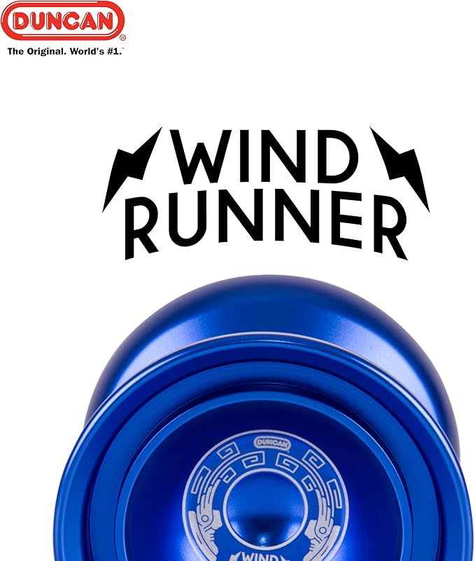Duncan Toys Windrunner Yo-Yo [Red] - Unresponsive Pro Level Aluminum Yo-Yo with Double Rim, Concave Bearing, SG Sticker Response