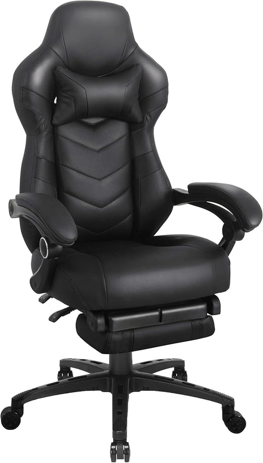 Gaming Chair High Back Ergonomic Racing Computer Desk with Comfortable Lumbar Support and Headrest Girl Gamer Height Adjustable