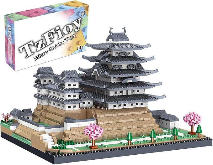 Himeji Castle Japan Building Blocks Set (3037Pcs) Famous World Architecture Educational Toys Micro Bricks for Kids Adults