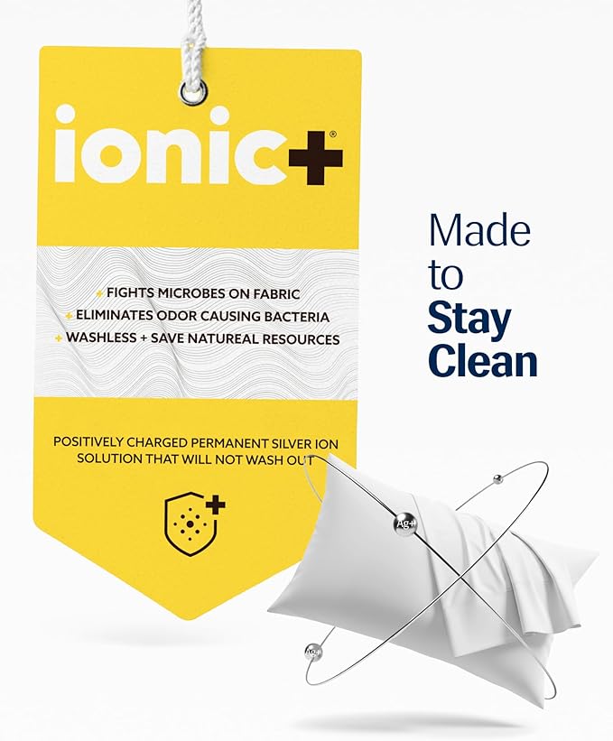 REST® Evercool®+ Cooling Pillowcases King - 2 Pillowcases for Sensitive Skin, Silver Infused Fabric for Hygienic Sleep, Silky Smooth for Curly Hair, High Elastic for Snug Fit (19x35 inches)