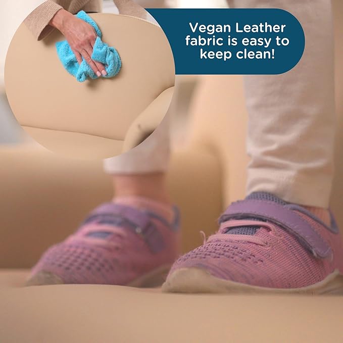 Children's Factory As We Grow Chair and Couch, Flexible Seating for Daycare or Preschool, Kids Reading Couch, Playroom Furniture, Buff