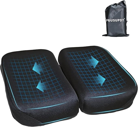 Adjustable Seat Cushion, Memory Foam Office Chair Cushion, Car Seat Cushion, Foldable Travel Cushion for Tailbone Pain, Sciatica Pain Relief, Lifting Cushion for Sitting, Driving, Traveling(Small)