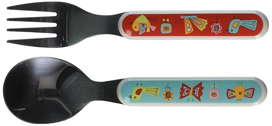 Silverware Set, Birds & Butterflies