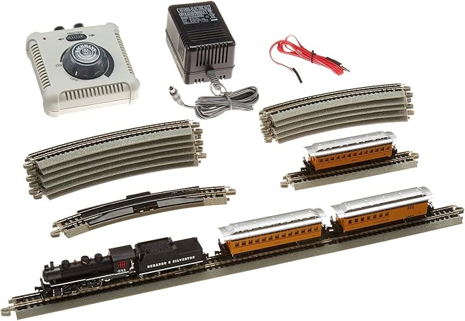 Bachmann Trains - Durango & Silverton Ready To Run Electric Train Set - N Scale 0.5 Liters