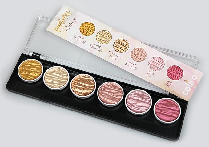 Finetec Artist Mica Watercolour M780 Vintage Set