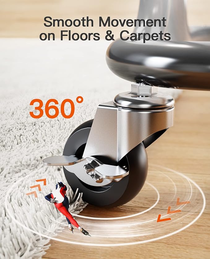 Pipishell 3 Tier Rolling Cart with Wheels - Metal Rolling Cart Organizer with 3 Hanging Cups & 4 Hooks - Art Carts Organizer for Office, Kitchen, Craft Room, Bedroom, Bathroom, Laundry Room (Black)