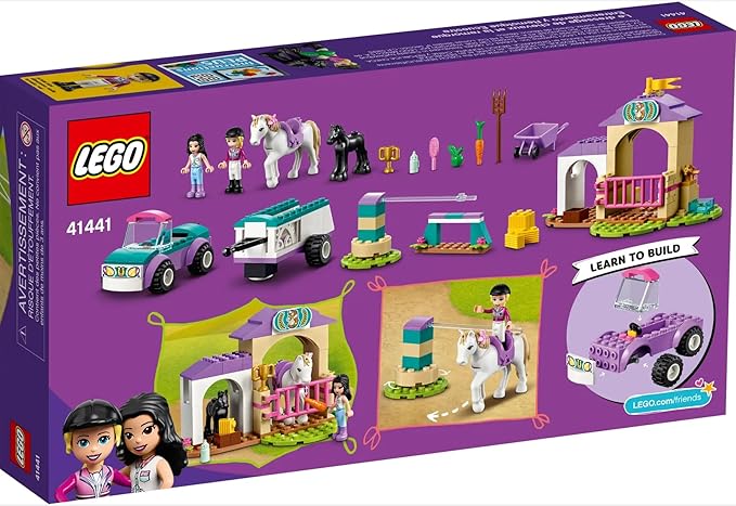 LEGO Friends 41441 Horse Training and Trailer Building Set 4+（148 Pieces）