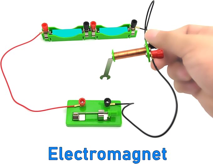 EUDAX Physics Science Lab Learning Circuit kit,Electricity Experiment Set,Building Circuits for Kids Junior Senior High School Students (Upgrade kit)