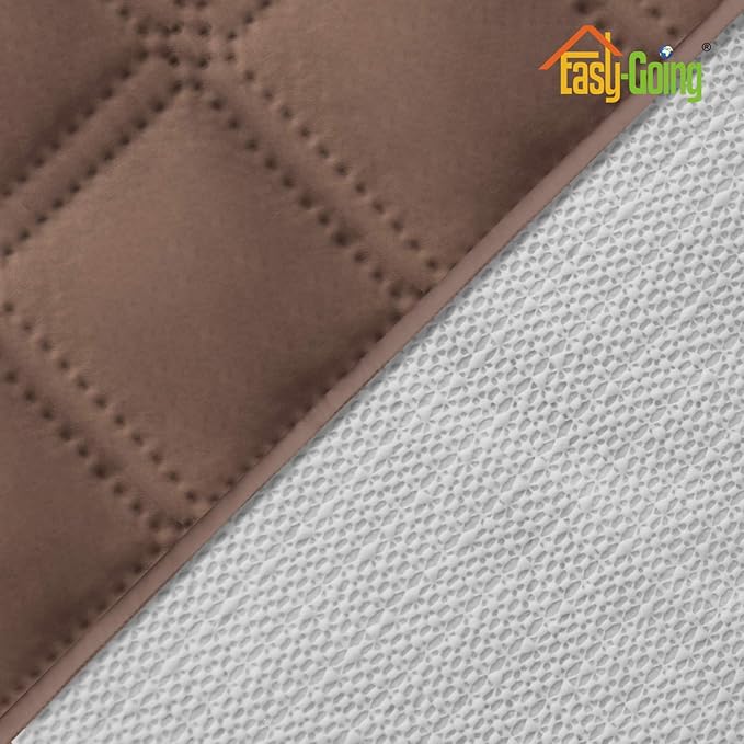 Easy-Going Sofa Slipcover Waterproof Recliner Chair Cover Non-Slip Fabric Couch Cover for Living Room Washable Furniture Protector for Pets Kids Children Dog Cat (Recliner, Brown)