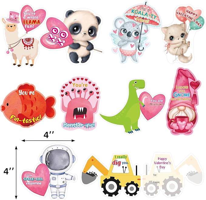 ceiba tree 30Pcs Valentine's Day Slap Bracelets with Cards Gifts for Kids Valentines School Classroom Class Classmates Exchange Prizes Party Favors Goodie Bag Stuffers