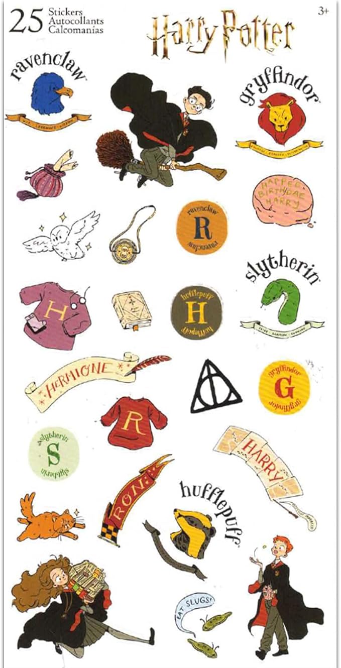 Harry Potter Slap Bracelet Party Favors Set - Bundle with 12 Harry Potter Slap Bracelets for Kids Plus Stickers, More | Harry Potter Birthday Party Supplies