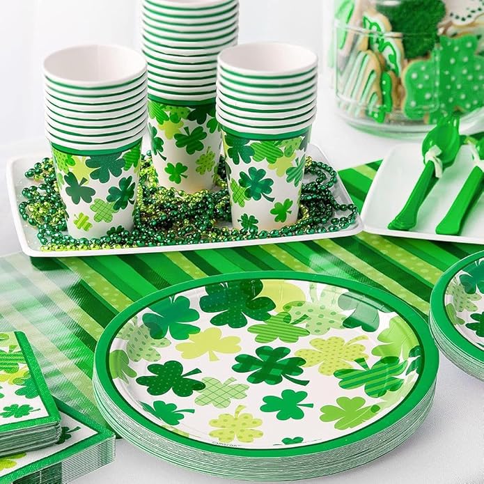 Green Bead Assorted Sizes Plastic Party Necklaces Pack - (Pack Of 100) - Fun & Vibrant Accessory For Celebrations & Events