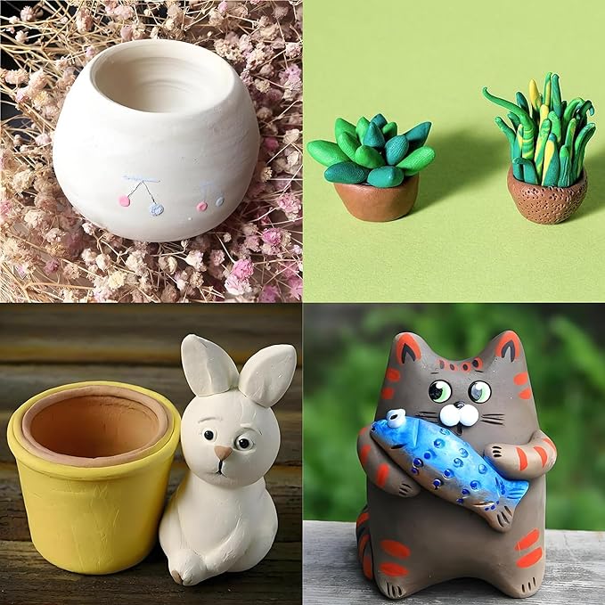 ReArt Stone Air-Dry Clay Modelling, 2.2 pounds Ideal for Beginners and Advanced Sculptors All-Purpose Modeling Clay (5Pcs Set)