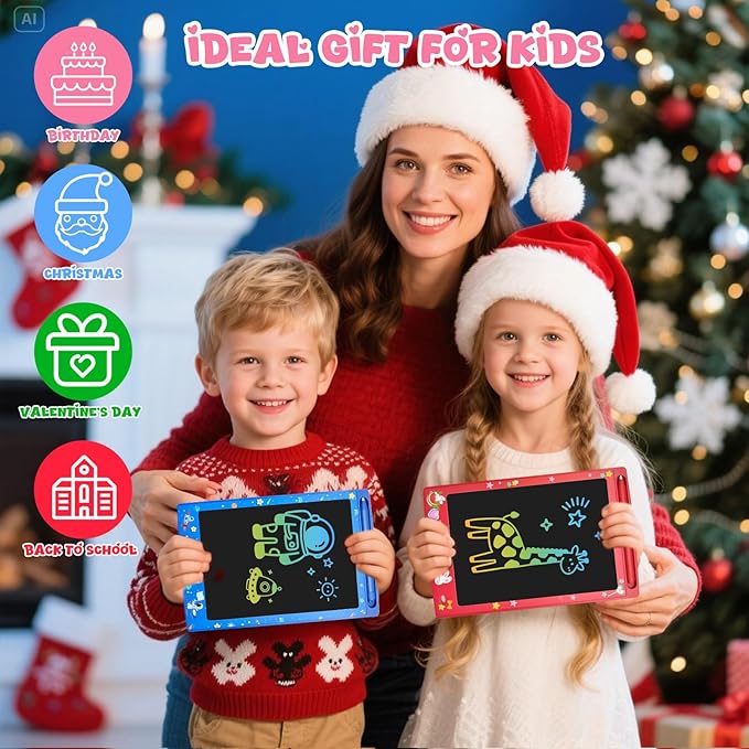 24 Pack LCD Writing Tablet for Kids, Erasable and Reusable Toddler Doodle Board in 8.5 inch, Ideal Educational Drawing Pad for Learning Toy for Ages 3-8 Gifts for Girls Boys