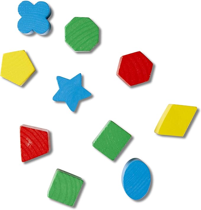 Wooden Shape Sorting Cube: Classic Toy Play Set & 1 Melissa & Doug Scratch Art Mini-Pad Bundle (00575)