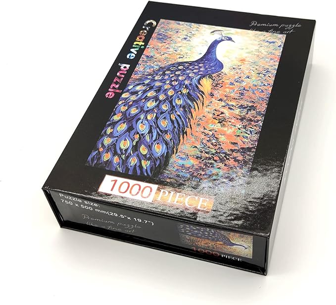 Jigsaw Puzzles 1000 Pieces for Adults 1000 Piece Puzzles for Adults and Kids (Peacock)