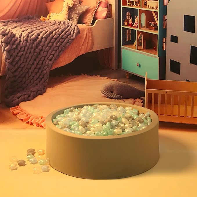 GOGOSO Ball Pit Balls for Toddles, Kids Plastic Balls for BallPit, Pool, Baby Party Accessories, Birthday Decoration 50 100 200 500 1000