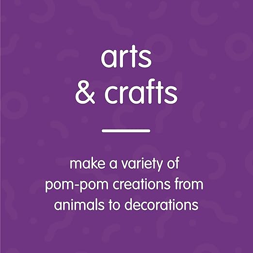 Colorations Super Fluffy Soft Acrylic Jumbo Pom Poms, Set of 50, 2 inches, Resealable Bag, for Kids, Arts & Crafts, DIY Crafts, Hobby Supplies, Creative Craft DIY Material, Quality