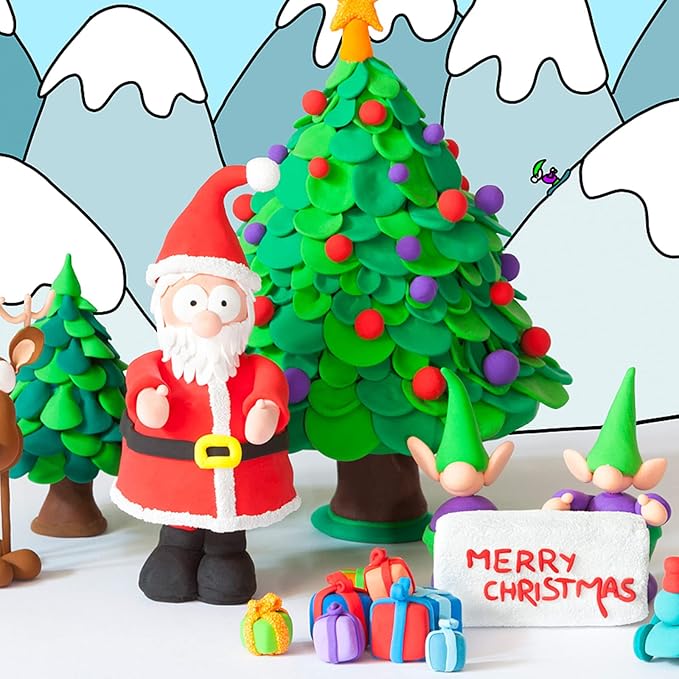 Air Dry Clay, 36 Colors Modeling Clay Kit with 3 Sculpting Tools, Magic Foam Clay for Kids and Adults, DIY Molding Clay Gift for Boys and Girls