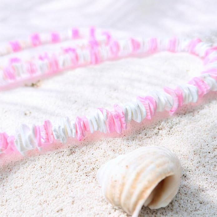 BlueRica Puka Shell Chips Necklace & Anklet Set (Multi)