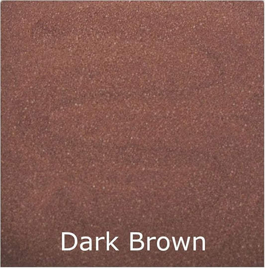 ACTIVA Dark Brown Scenic Colored Sand, 25lb (11.3kg) | Vibrant, Fine Grain Colorfast Sand for Arts & Crafts
