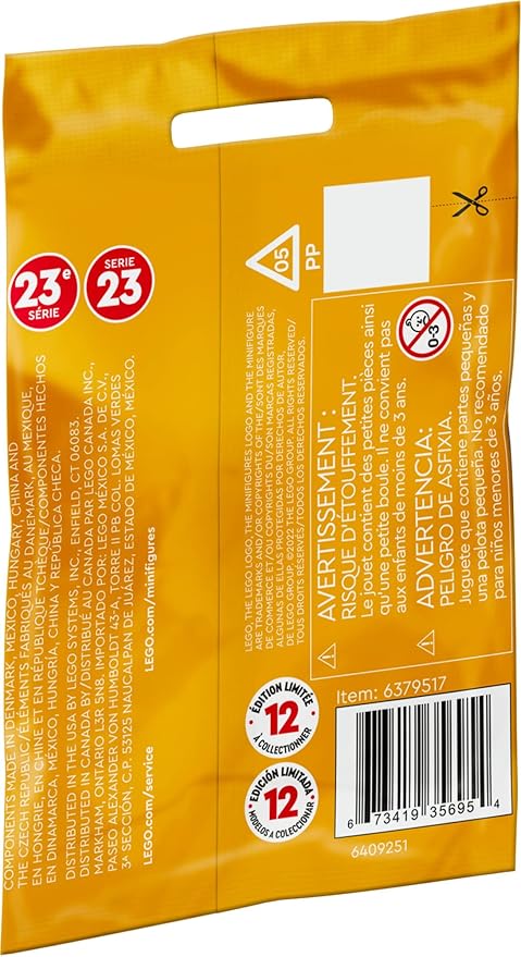 LEGO Minifigures Series 23 71034 Limited-Edition Building Toy Set; Imaginative Gift for Kids, Boys and Girls Ages 5+ (1 of 12 to Collect)