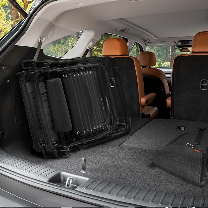 Athena Collection Zero Gravity Outdoor Lounge Chair Set of 2 with Canopy Shade, 25" Width Pool Lounge Lawn Chairs Reclining with Cup Holder, Outdoor Chaise for Beach Patio Outside, Black