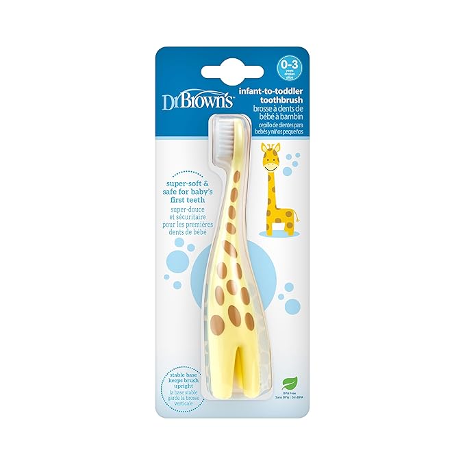 Dr. Brown's Infant-to-Toddler Toothbrush, Giraffe