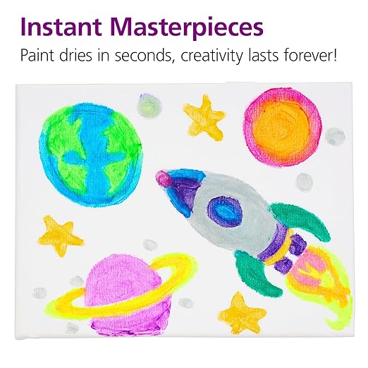 Colorations Metallic, Neon, Tempera Paint Sticks, Set of 12, Quick Drying, Non Toxic, Easy to use Paint, Mess Free Paint, School Supplies, Art Supplies, Craft Projects, Children, Arts & Crafts