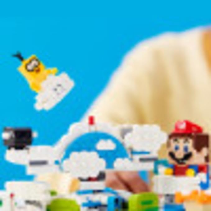 LEGO Super Mario Lakitu Sky World Expansion Set 71389 Building Kit; Collectible Toy Playset for Kids; New 2021 (484 Pieces)