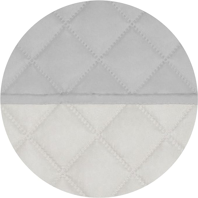 PureFit Reversible Quilted Sofa Cover, Water Resistant Slipcover Furniture Protector, Washable Couch Cover with Non Slip and Elastic Straps for Kids, Pets (Chair, Light Gray/Ivory)