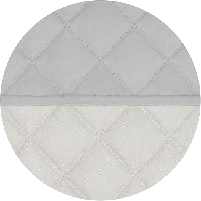 PureFit Reversible Quilted Sofa Cover, Water Resistant Slipcover Furniture Protector, Washable Couch Cover with Non Slip and Elastic Straps for Kids, Dogs, Pets (Small Recliner, Light Gray/Ivory)