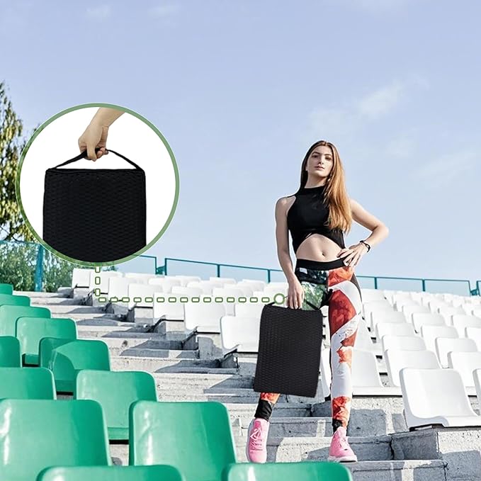 Esme L&H Stadium Seat Cushions, 3D Mesh Fabric Bleacher Cushion, Portable Stadium Seat Cushion for Bleachers
